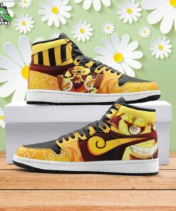 sun god luffy one piece mid 1 basketball shoes gift for anime fan 1 fa3hkv
