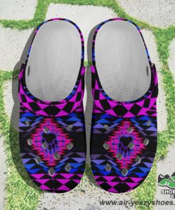 sunset bearpaw blanket pink muddies unisex crocs shoes 1 sm2inx