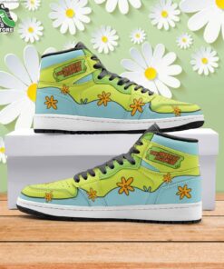 the mystery machine scooby doo mid 1 basketball shoes gift for anime fan 1 skhj75