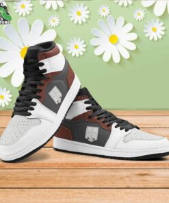 The Training Corps Attack on Titan Mid 1 Basketball Shoes, Gift for Anime Fan