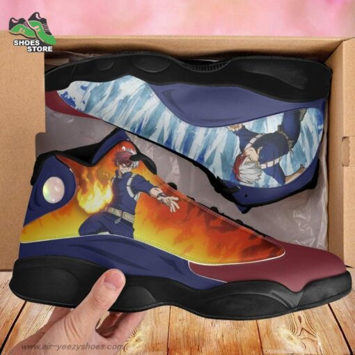 Todoroki Shouto Jordan 13 Shoes, My Hero Academia Gift