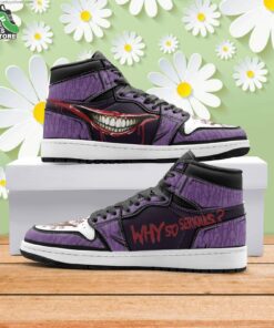 why so serious the joker mid 1 basketball shoes gift for anime fan 1 iuzvxn