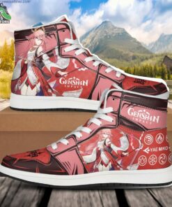 yae miko jd air force sneakers anime shoes for genshin impact fans 4 rducnq