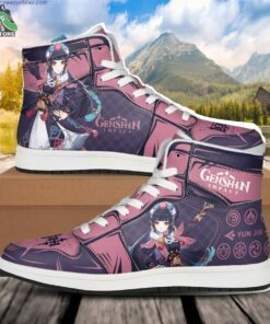 yun jin jd air force sneakers anime shoes for genshin impact fans 2 bylvh8