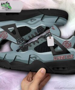Alphonse Elric Jordan 4 Sneakers, Gift Shoes for Anime Fan