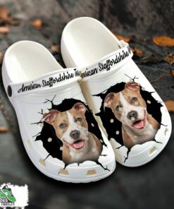 american staffordshire terrier custom name crocs shoes love dog crocs 1 jx5yzc