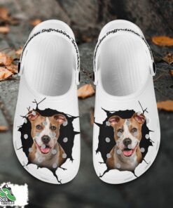 american staffordshire terrier custom name crocs shoes love dog crocs 2 usgh1e