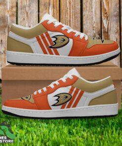 anaheim ducks sneaker low footwear nhl gift for fan 2 jlk7ko