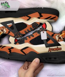 arcanine jordan 4 sneakers gift shoes for anime fan 199 krdone