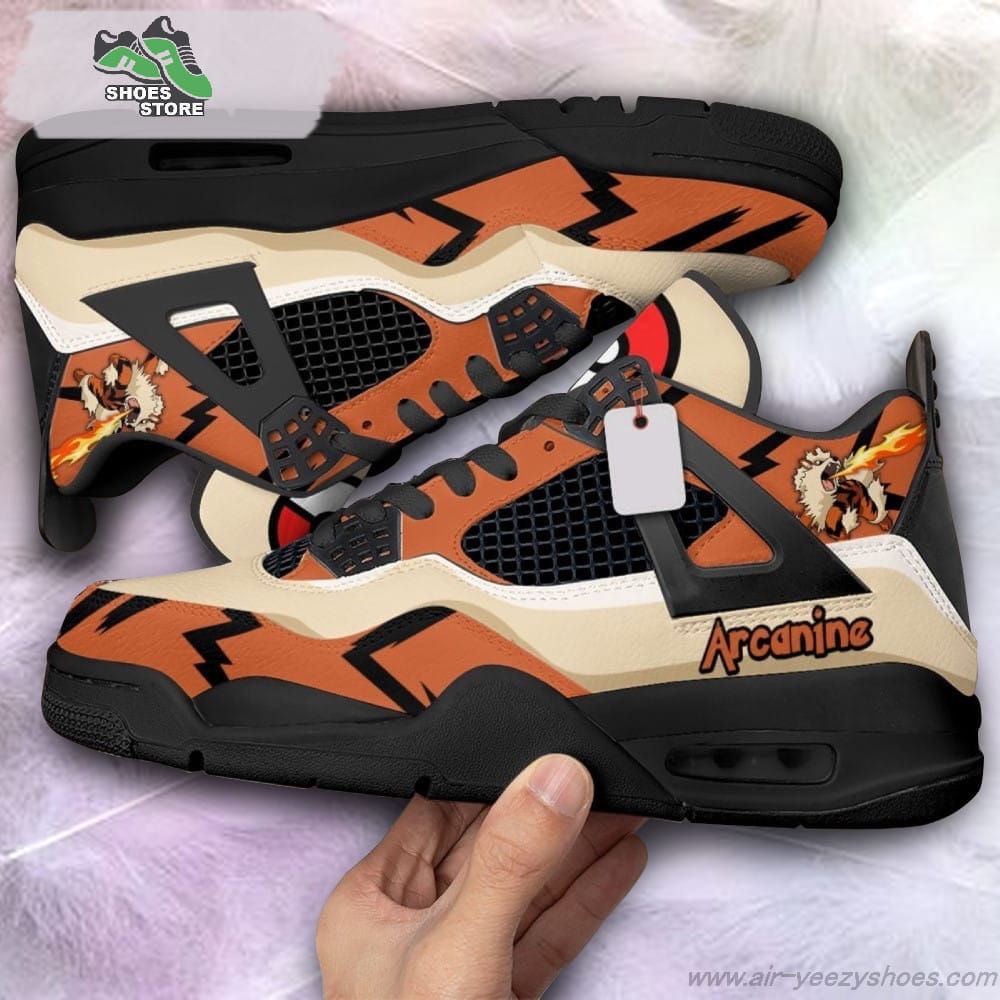 Arcanine Jordan  Sneakers Gift Shoes for Anime Fan