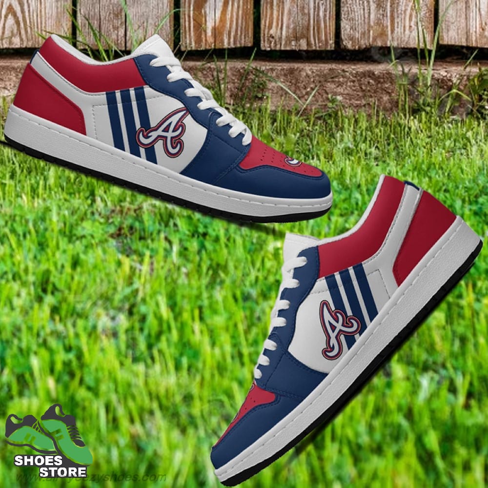 Atlanta Braves Sneaker Low Footwear MLB Gift for Fan