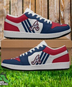 Atlanta Braves Sneaker Low Footwear, MLB Gift for Fan