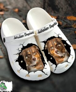 australian shepherd custom name crocs shoes love dog crocs 1 ykjwbl
