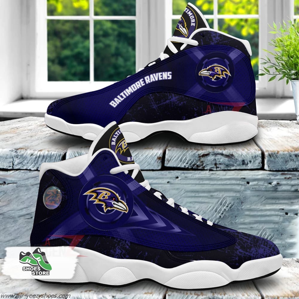 Baltimore Ravens Air Jordan Sneakers  NFL Custom Sport Shoes