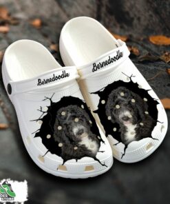 bernedoodle custom name crocs shoes love dog crocs 1 hsrwrh