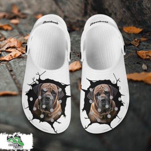 Boerboel Custom Name Crocs Shoes, Love Dog Crocs