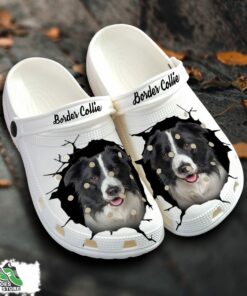 border collie custom name crocs shoes love dog crocs 1 nklaom