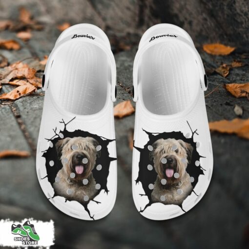 Bouvier Custom Name Crocs Shoes, Love Dog Crocs