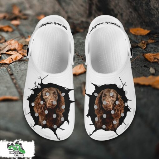 Boykin Spaniel Custom Name Crocs Shoes, Love Dog Crocs