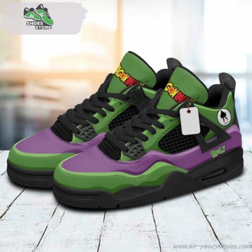 Broly Jordan 4 Sneakers, Gift Shoes for Anime Fan