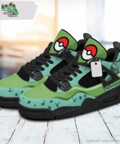bulbasaur jordan 4 sneakers gift shoes for anime fan 213 qko4w1