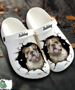 bulldog custom name crocs shoes love dog crocs 1 oeyocl