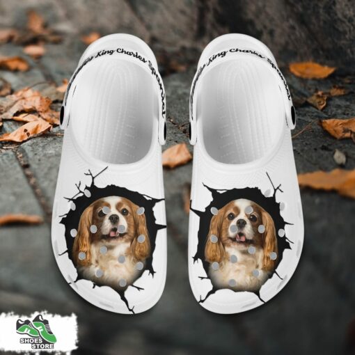 Cavalier King Charles Spaniel Custom Name Crocs Shoes, Love Dog Crocs