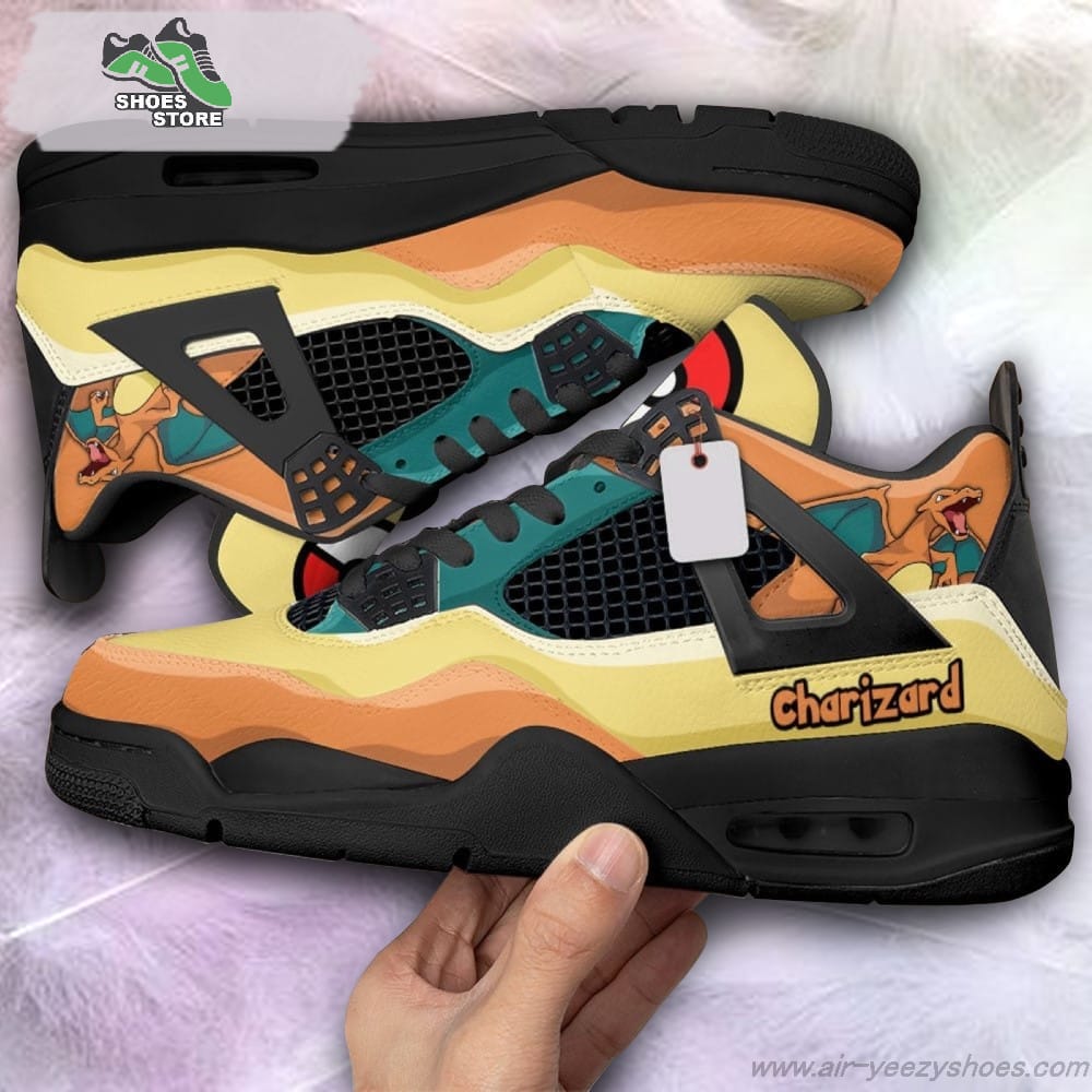 Charizard Jordan  Sneakers Gift Shoes for Anime Fan
