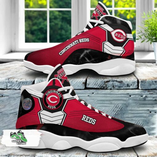Cincinnati Reds Air Jordan 13 Sneakers MLB Baseball Custom Sports Shoes