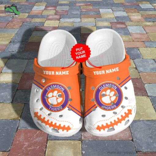 Clemson Tigers Football Crocs,  NCAA Shoes Gift for Fan