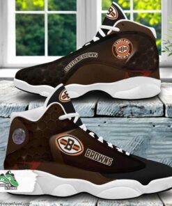 cleveland browns air jordan 13 sneakers nfl custom sport shoes 1 zd9r9j
