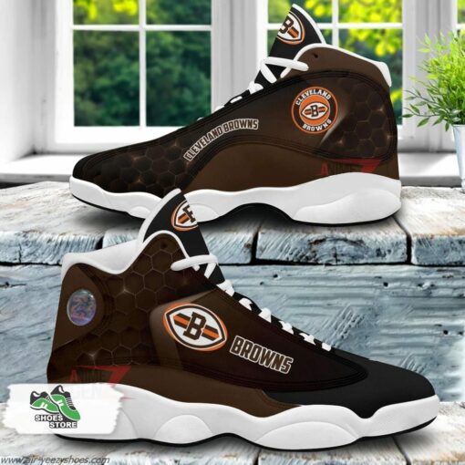 Cleveland Browns Air Jordan 13 Sneakers NFL Custom Sport Shoes