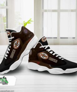 cleveland browns air jordan 13 sneakers nfl custom sport shoes 5 n8i6p5
