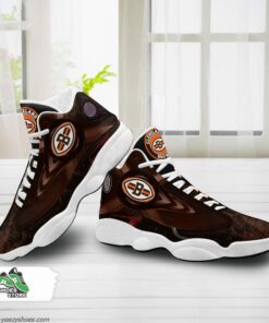 cleveland browns air jordan sneakers 13 nfl custom sport shoes 5 xj9w5i