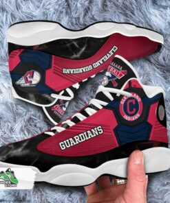 cleveland guardians air jordan 13 sneakers mlb baseball custom sports shoes 3 tm83lv