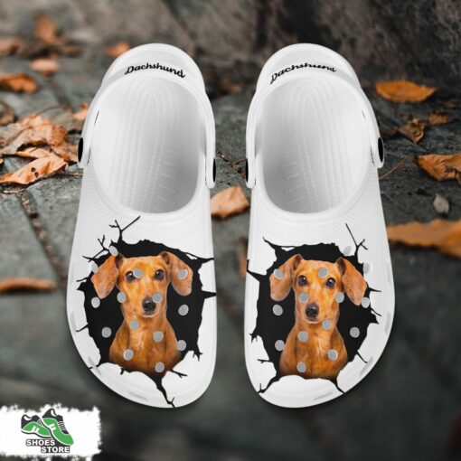 Dachshund Custom Name Crocs Shoes, Love Dog Crocs