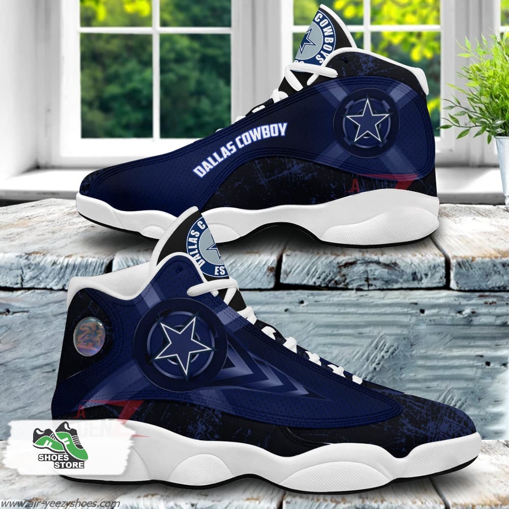 Dallas Cowboy Air Jordan Sneakers  NFL Custom Sport Shoes