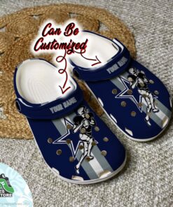 dallas cowboys custom name player clog football crocs shoes 57 kwnj1e
