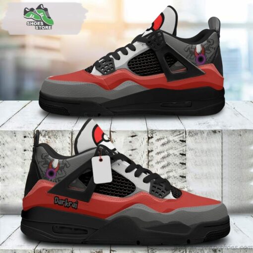 Darkrai Jordan 4 Sneakers, Gift Shoes for Anime Fan