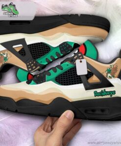 Decidueye Jordan 4 Sneakers, Gift Shoes for Anime Fan
