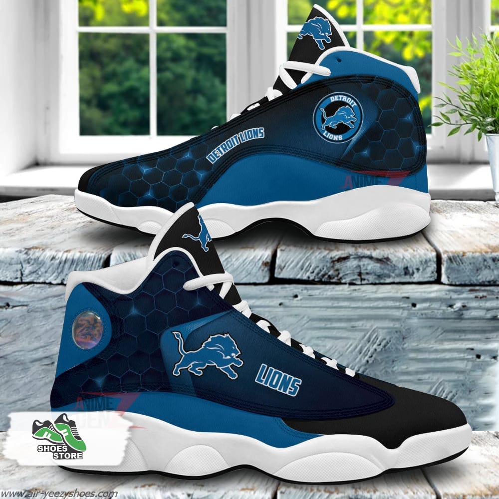 Detroit Lions Air Jordan  Sneakers NFL Custom Sport Shoes
