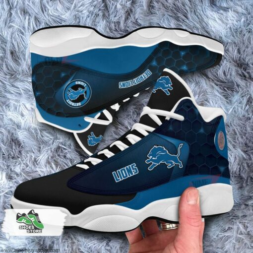 Detroit Lions Air Jordan 13 Sneakers NFL Custom Sport Shoes