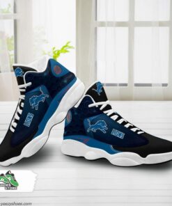 detroit lions air jordan 13 sneakers nfl custom sport shoes 5 h3vbsi