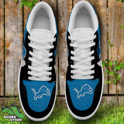 Detroit Lions Low Sneaker, NFL Gift for Fan