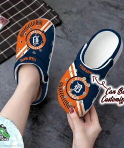 detroit tigers personalized baseball logo team clog baseball crocs shoes 126 sr3hqu