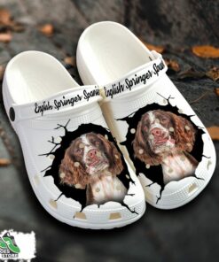 english springer spaniel custom name crocs shoes love dog crocs 1 mbu9u9