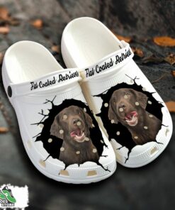 flat coated retriever custom name crocs shoes love dog crocs 1 ghldpr