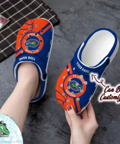 florida gators university sports custom name clog basketball crocs shoes 125 srj9ix