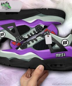Frieza Jordan 4 Sneakers, Gift Shoes for Anime Fan