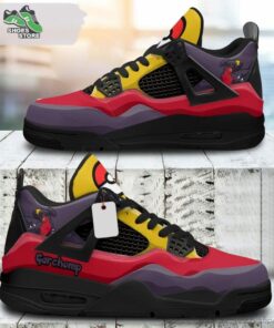 Garchomp Jordan 4 Sneakers, Gift Shoes for Anime Fan